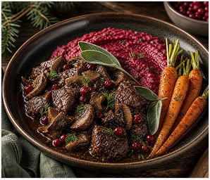 Hirschgulasch Ural Deluxe